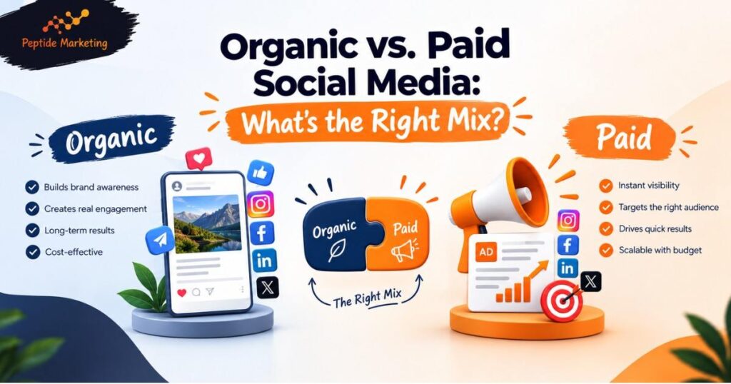 Organic vs. Paid Social Media: What’s the Right Mix?